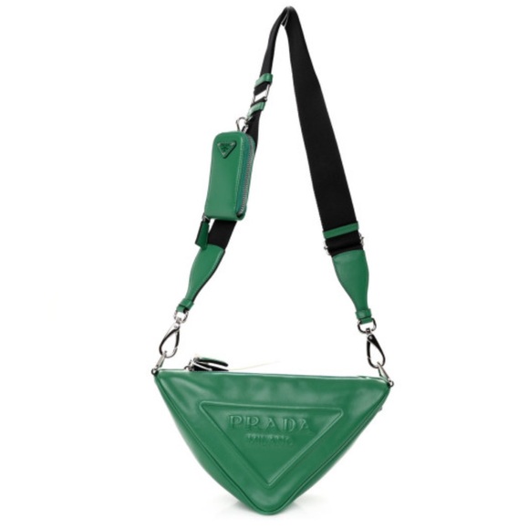 Prada Handbags - Prada Bag - green leather